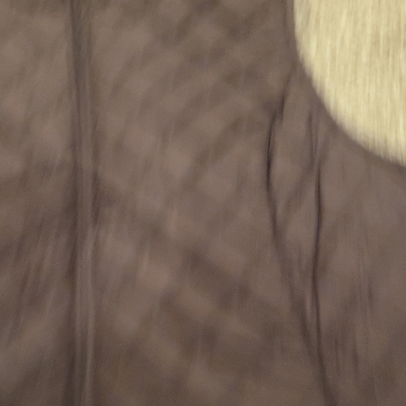 Eddie Bauer Women's Quilted Dark Brown Vest - Picture 3 of 4